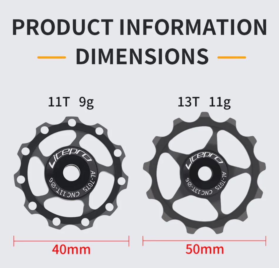 11T Wheel Rear Derailleur Pulley MTB Bike Bearing ... U2013 Grandado