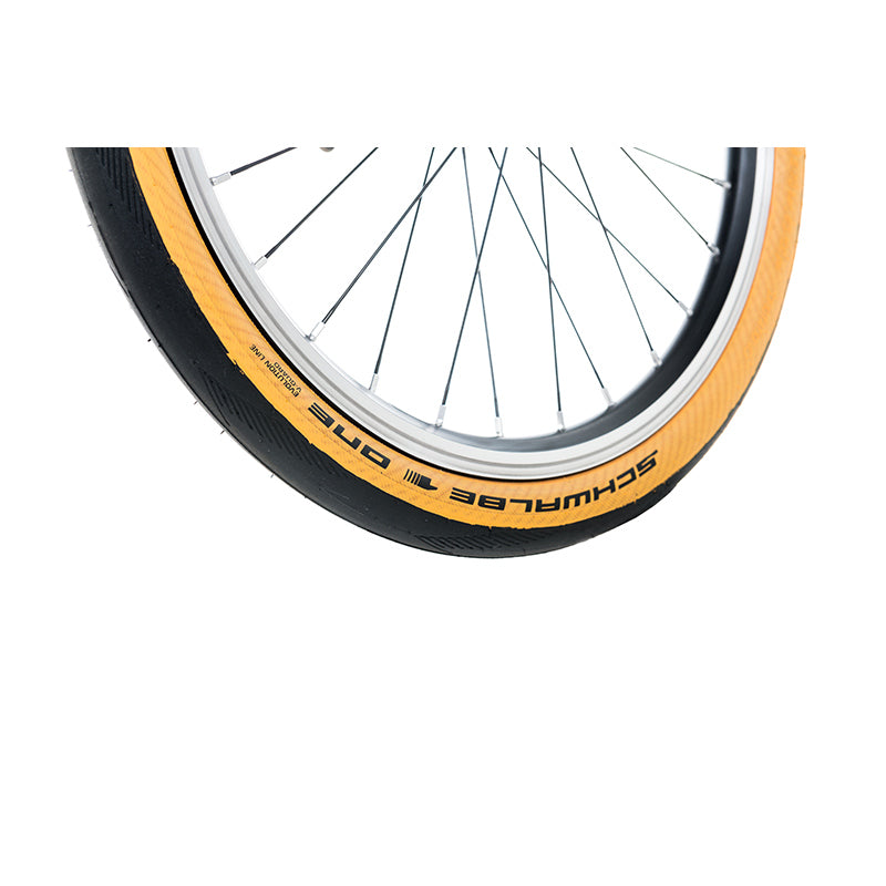 Schwalbe One Tanwall/ Black Outer Tyre 16" 349 1/4 (Brompton/ Trifold/ Pikes/ 3Sixty/ Avro)