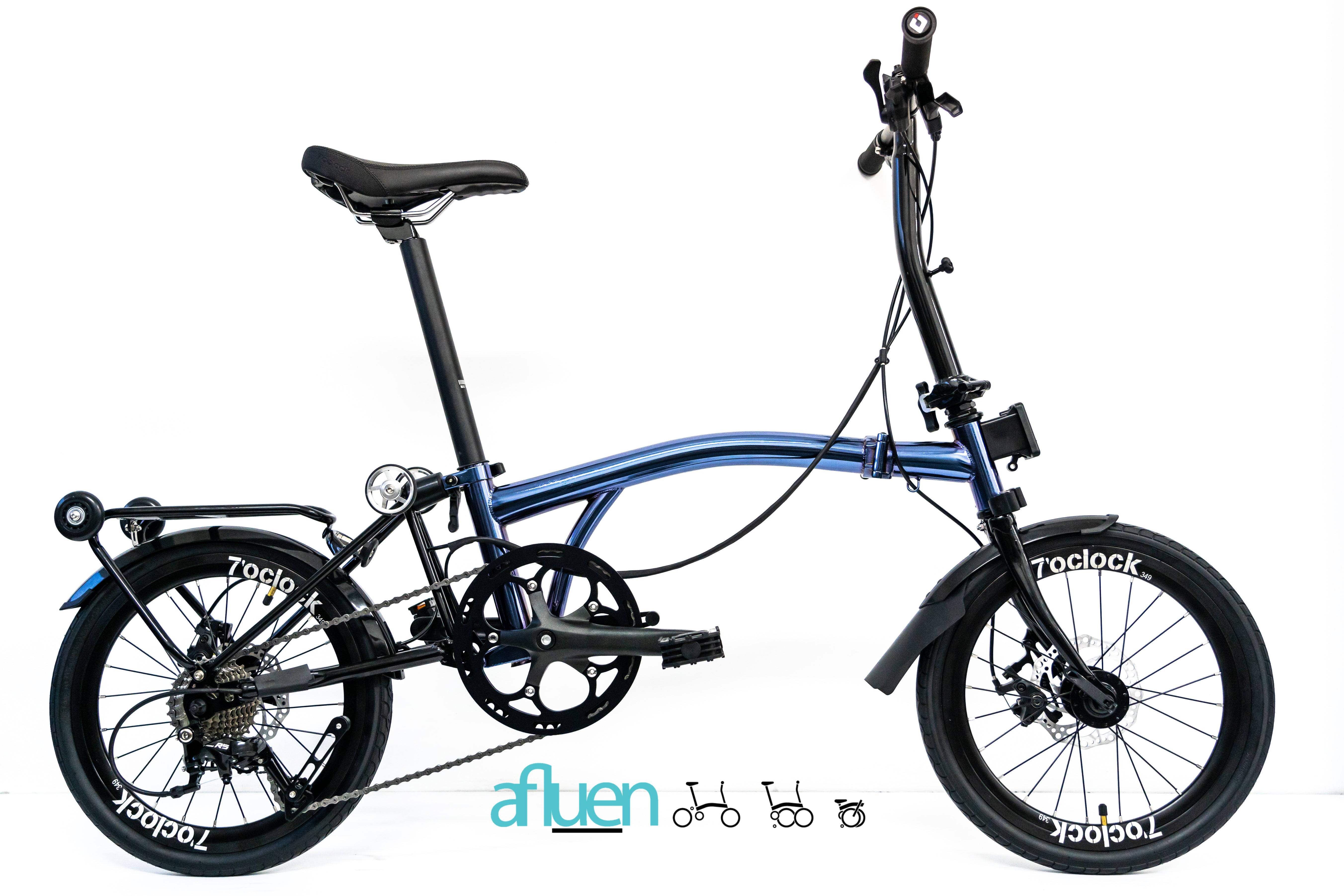 Avro Foldie Bicycle - 16 inch 9 Speeds Disc Brake