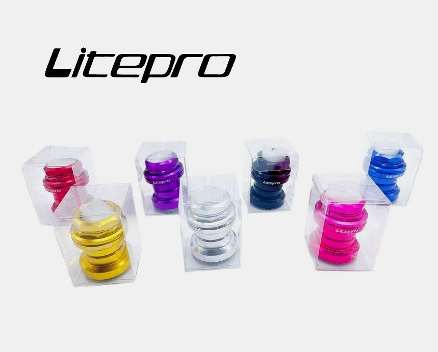 Litepro Aluminum Alloy Front Fork Frame Headset 34mm (Brompton / Pikes / 3Sixty / Trifold)