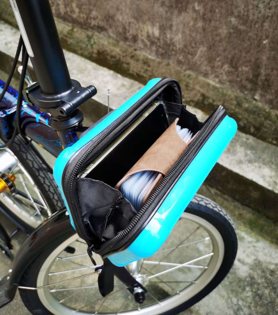 Litepro Folding Bike Front Mount Pig Nose Rack Mini Suitcase Mix Bag Storage (For Avro / Brompton / Pikes / 3Sixty)