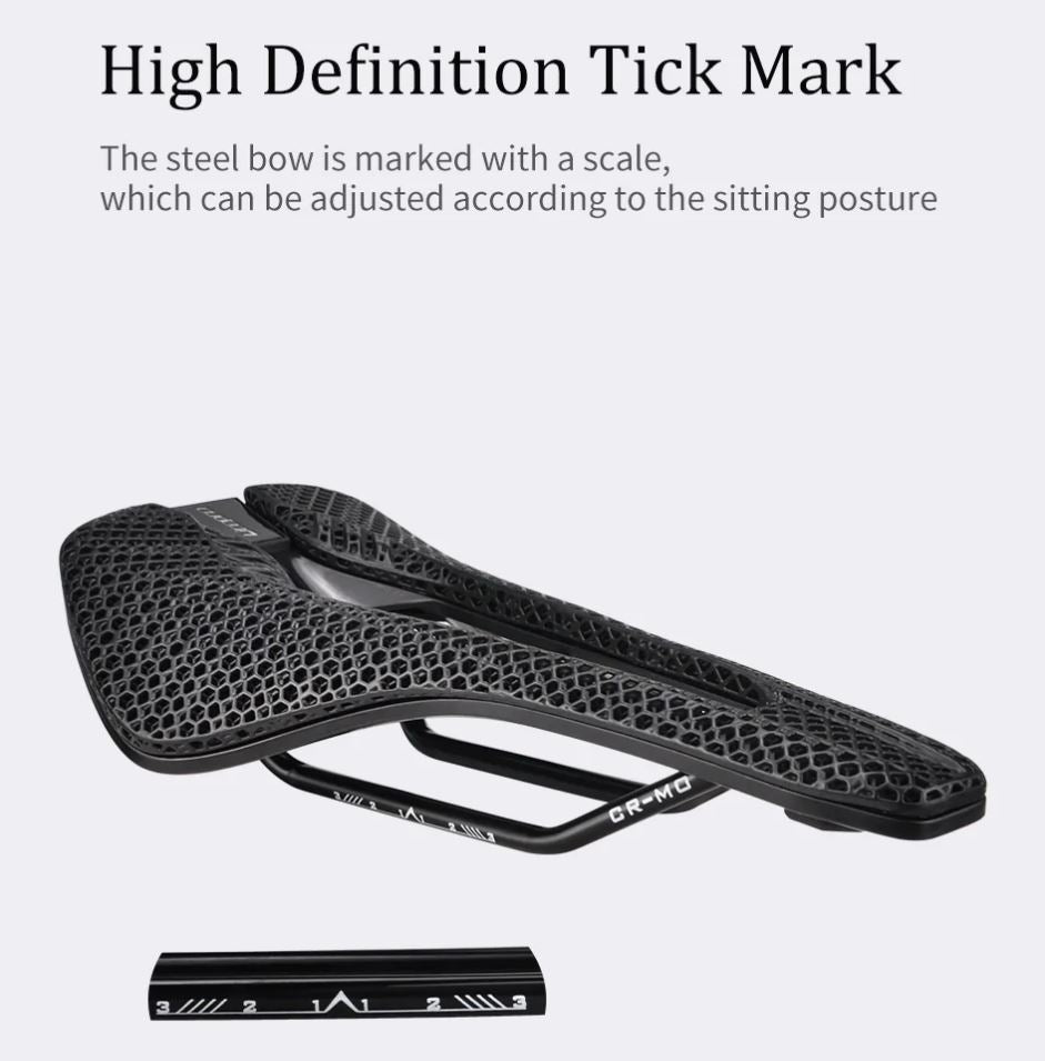 Litepro TPU 3D Printing Honeycomb Structure Ergonomic Design Saddle