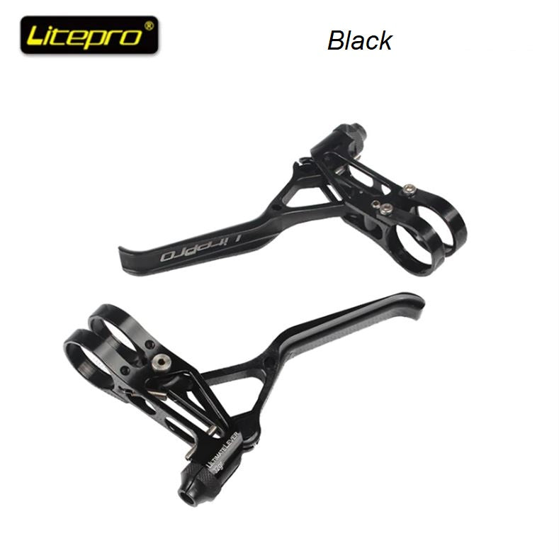 Litepro UltraLight Aluminum Alloy CNC V Brake Levers (Brompton