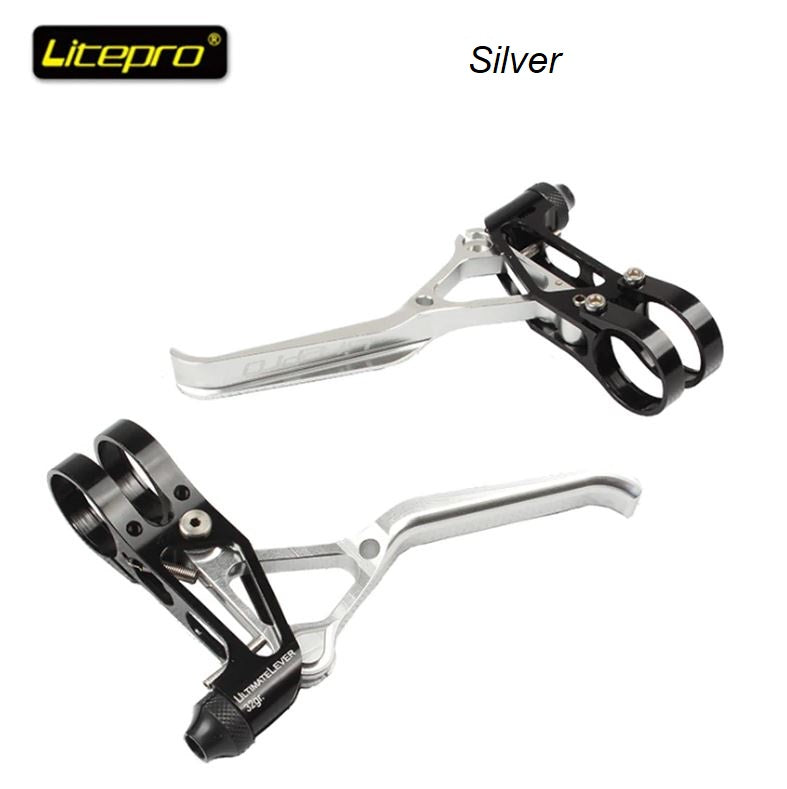 Litepro UltraLight Aluminum Alloy CNC V Brake Levers (Brompton / Trifold / Pikes / 3Sixty)