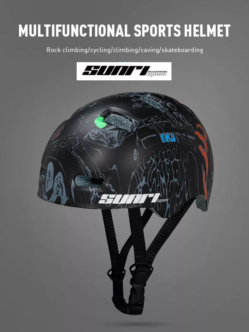 Sunrimoon Bike Multifunctional Sports Helmet