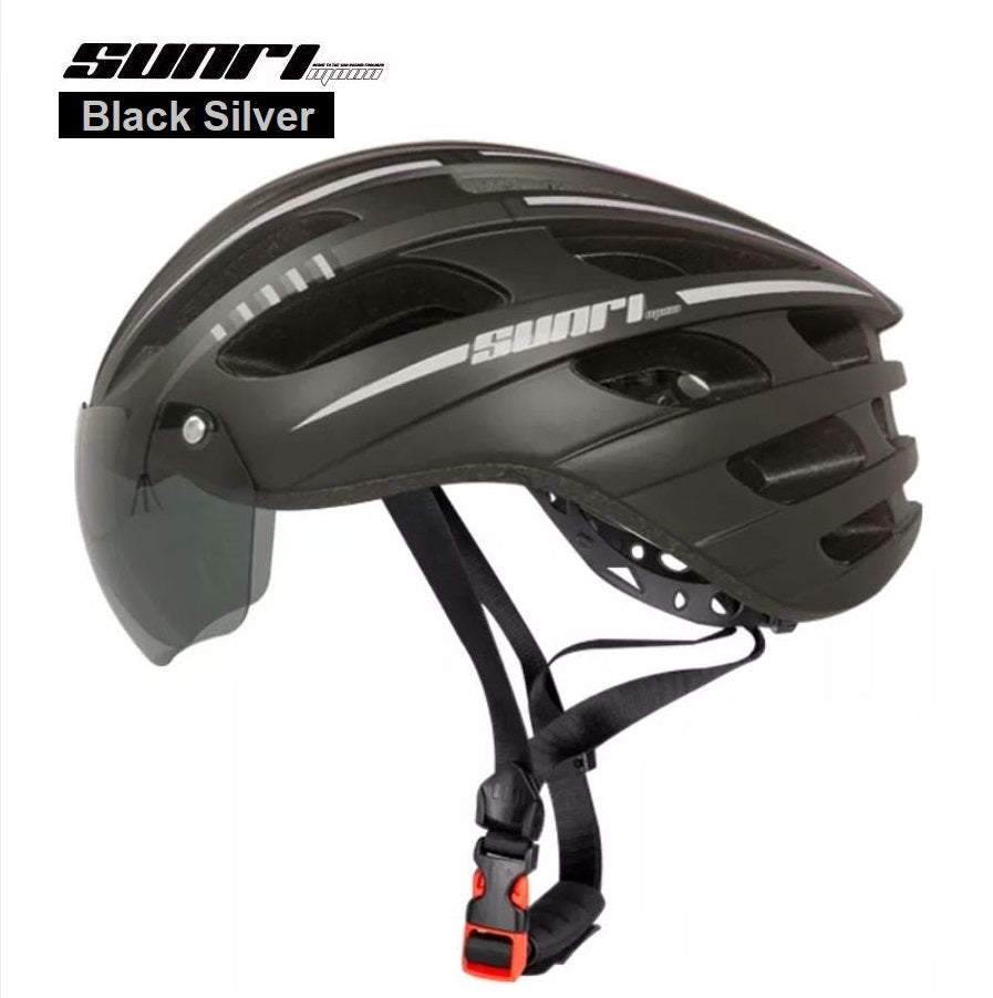 Sunrimoon Bike Helmet with Magnetic Detachable Visor