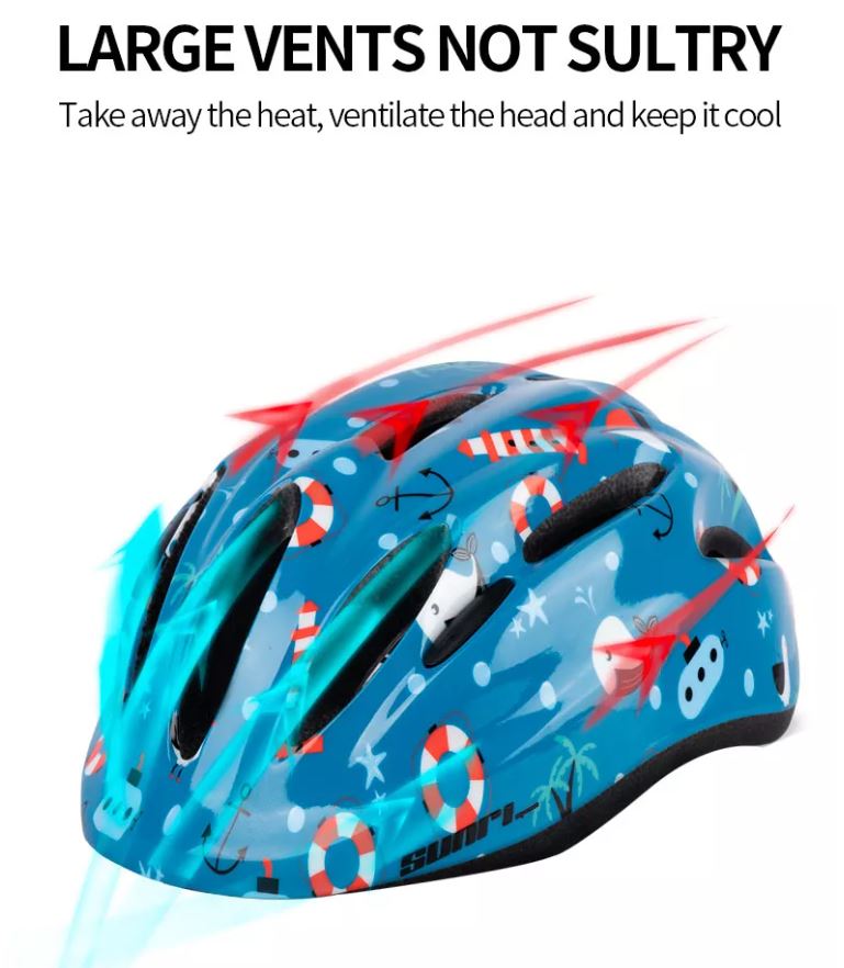 Sunrimoon Ultralight Children's Sports Bicycle Helmet