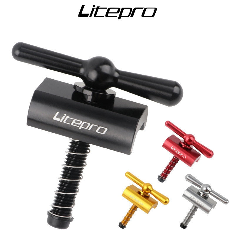 Litepro Aluminum Alloy Head Lock C-shaped Hinge Clamp (Brompton / Pikes / 3Sixty / Trifold)